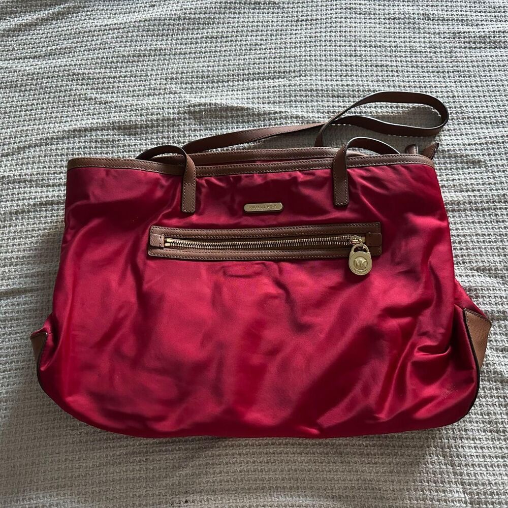 Michael-kors Women's Pink and Red Bag